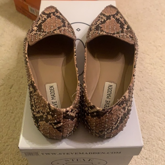 Steve Madden Feather S-Tan Snake Loafer - Picture 7 of 12